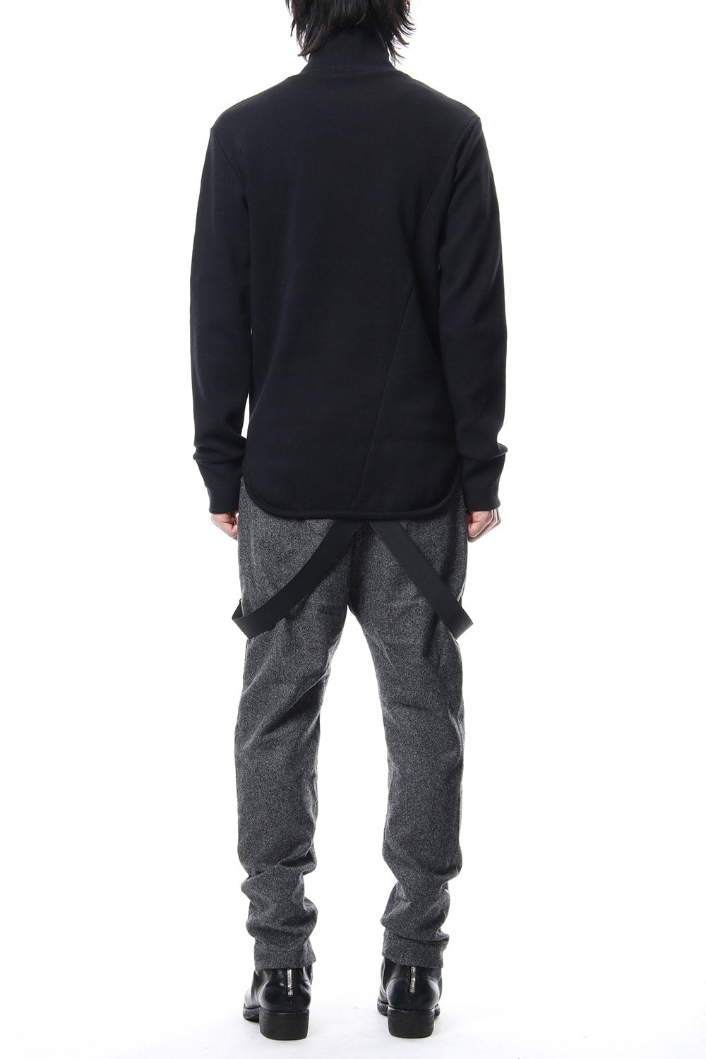 Double Face Shift Turtle neck L/S RB-013 Black