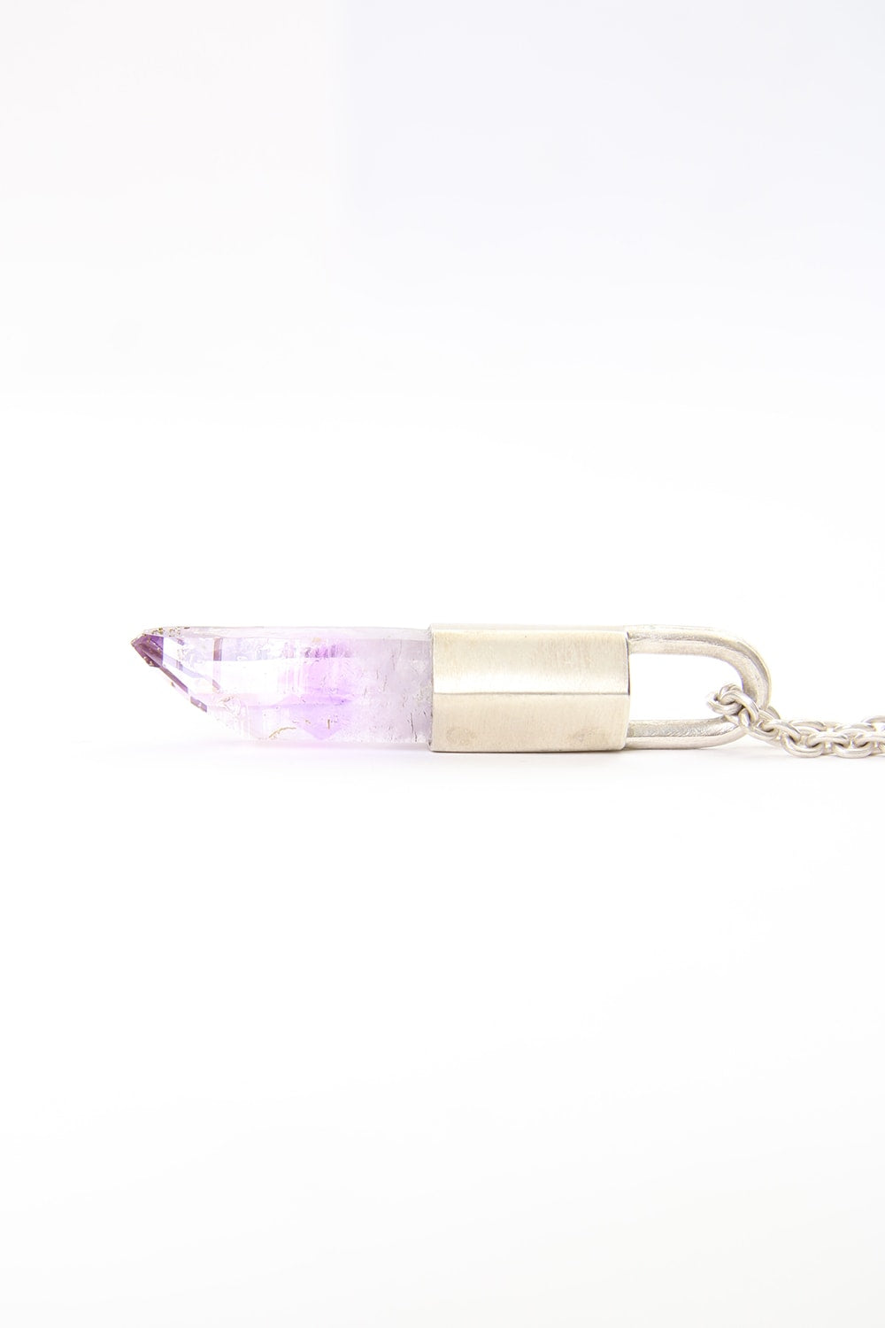 Talisman Necklace SPECIMEN (Brandberg Amethyst Quartz)