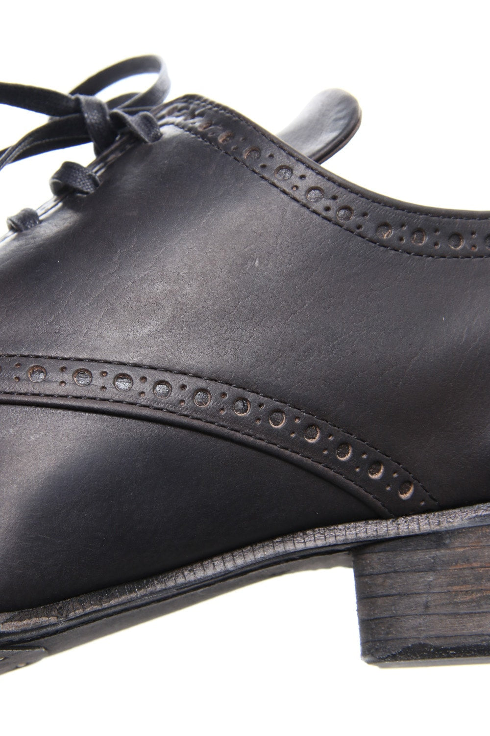 Guidi Leather shoes Lead Black