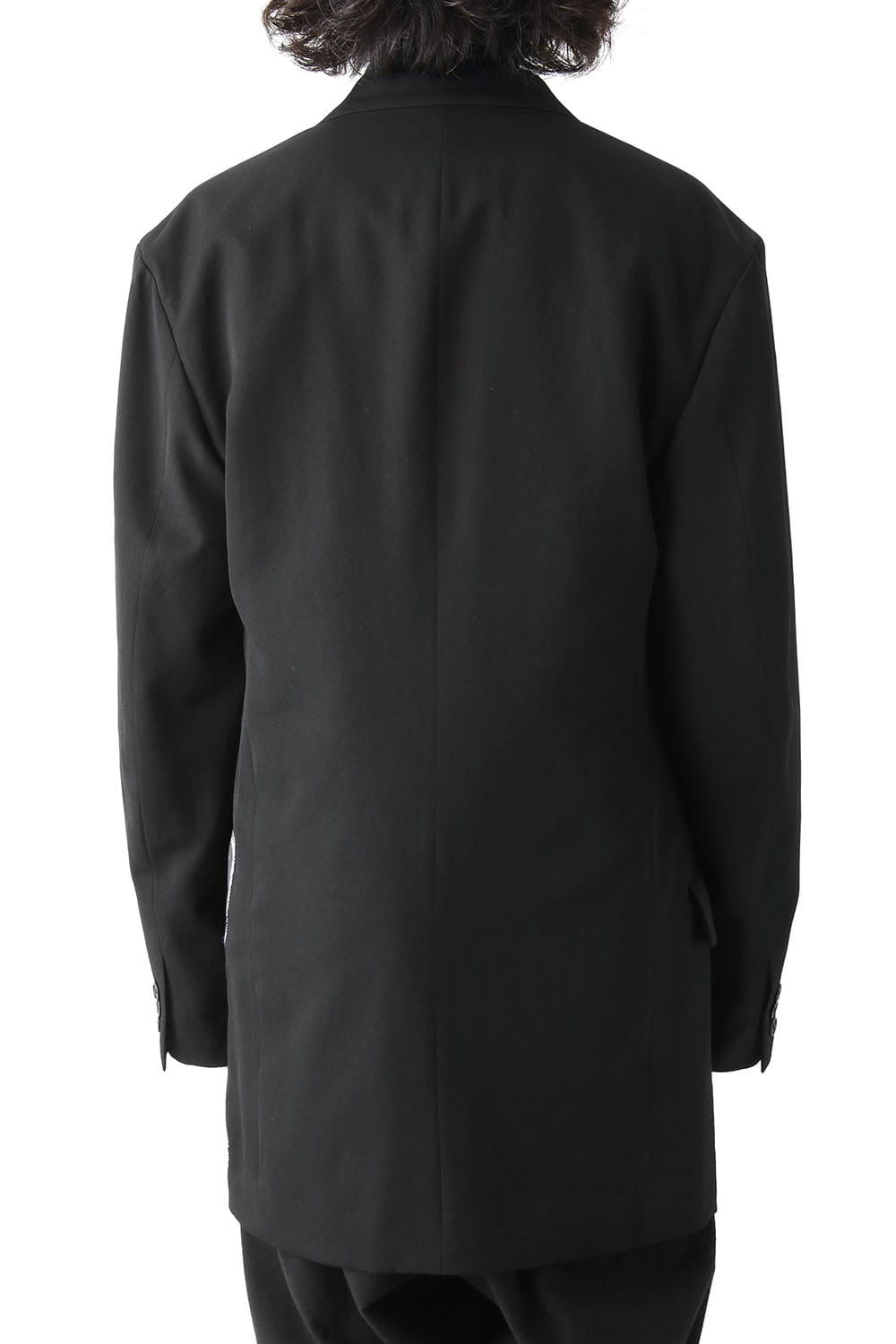 Deformation Collar Print Jacket