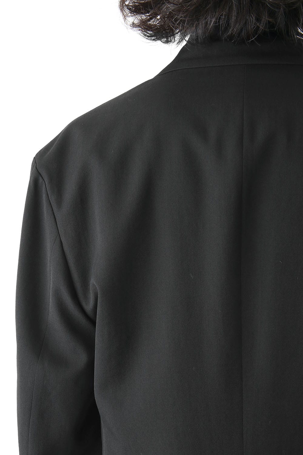 Deformation Collar Print Jacket