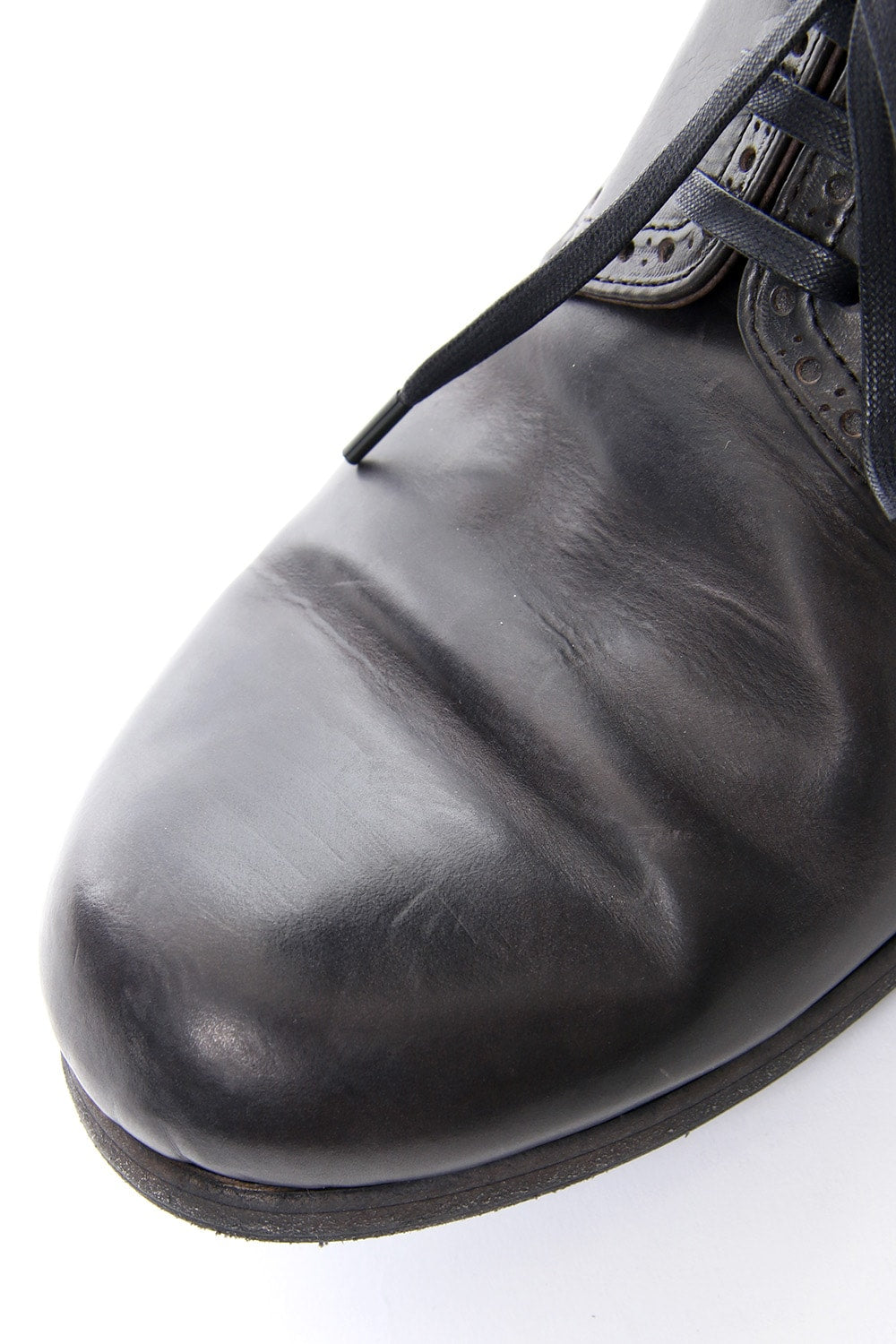 Guidi Leather shoes Lead Black
