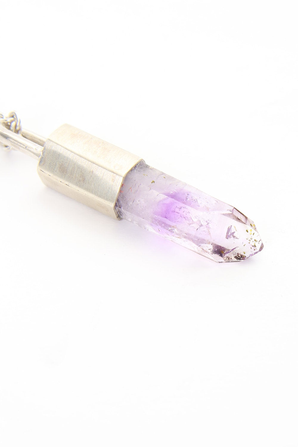 Talisman Necklace SPECIMEN (Brandberg Amethyst Quartz)