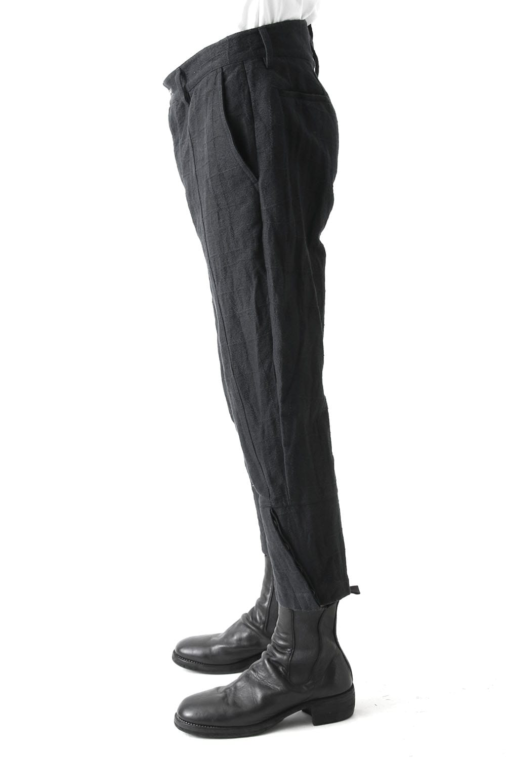 Jacquard Tapered Cropped Pants