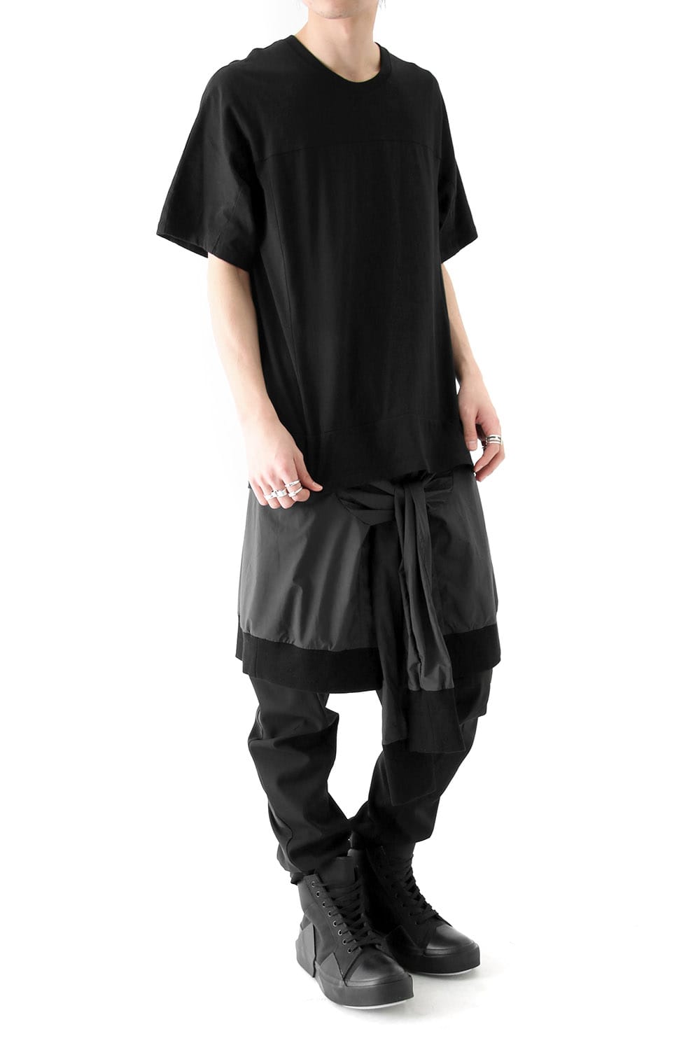 LAYERED JACKET PANTS T-SHIRT - JULIUS