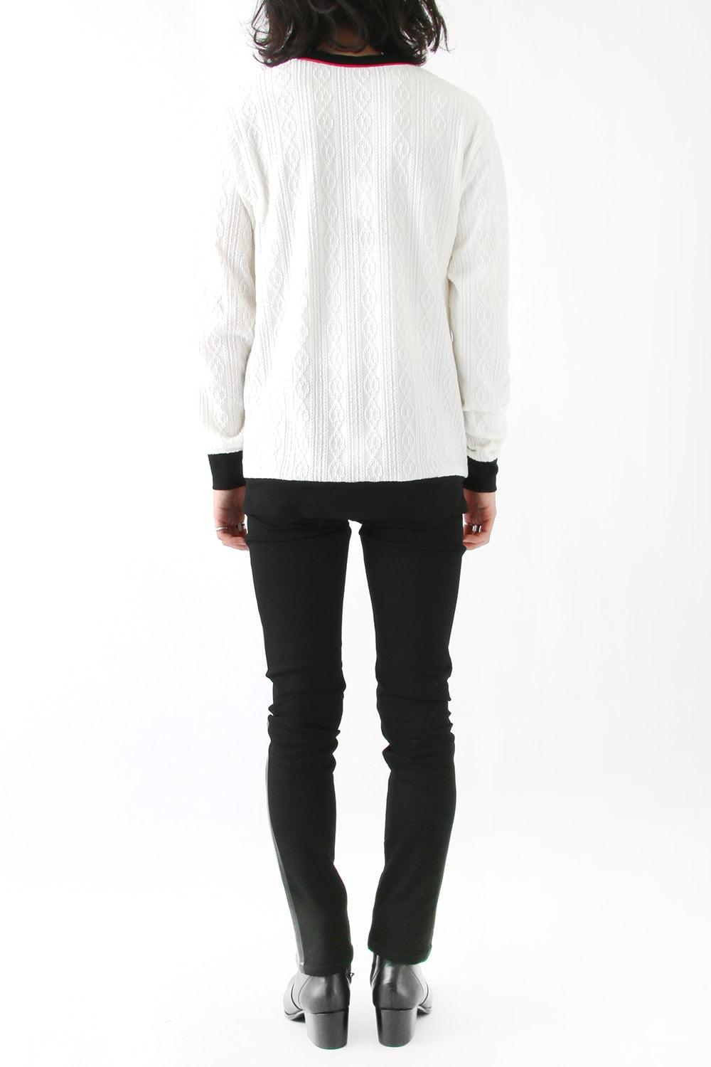 EX FIT DENIM SKINNY SIDE STRIPE RUBBER