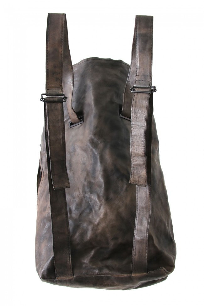 LEATHER 2WAY TOTE BAG CALLIGRAPHY