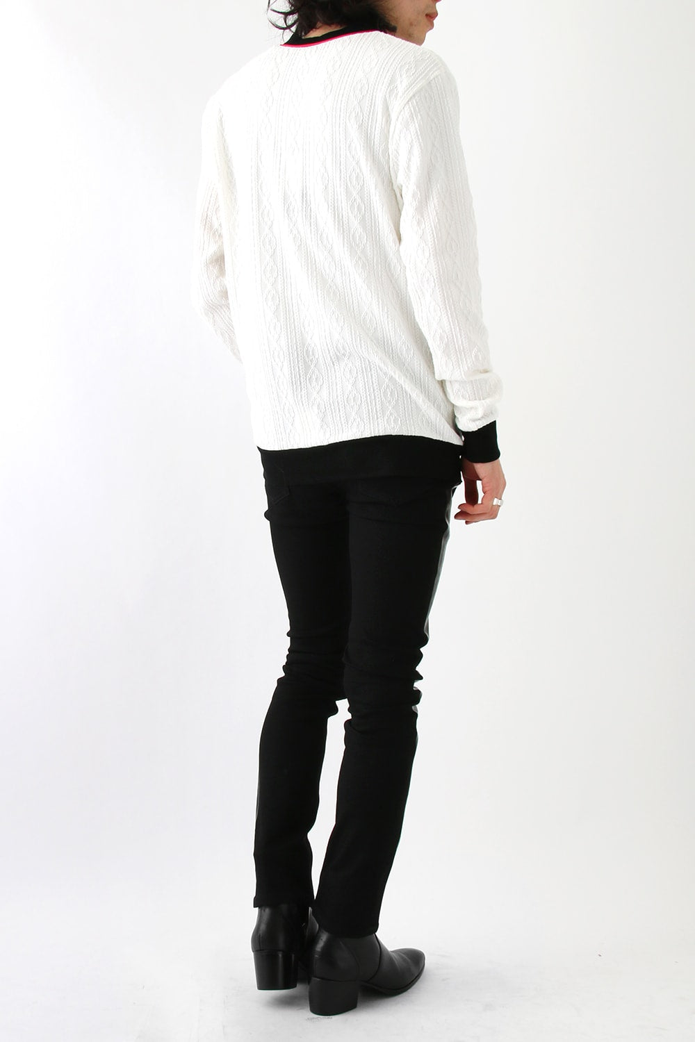 EX FIT DENIM SKINNY SIDE STRIPE RUBBER