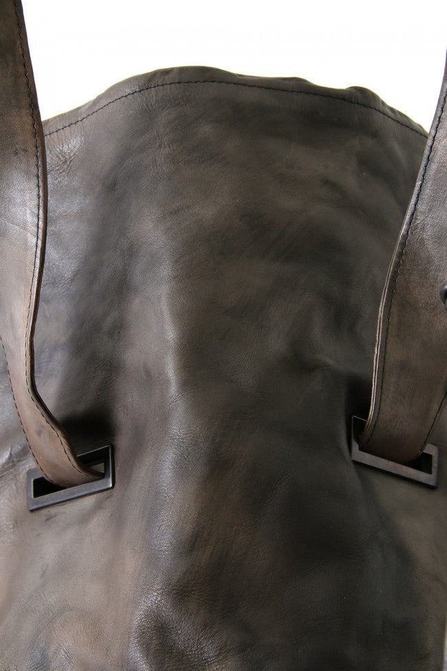 LEATHER 2WAY TOTE BAG CALLIGRAPHY