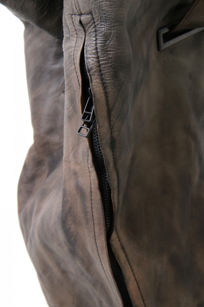 LEATHER 2WAY TOTE BAG CALLIGRAPHY