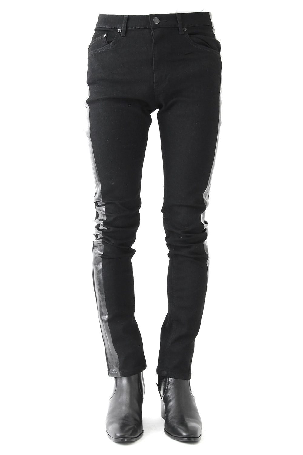 EX FIT DENIM SKINNY SIDE STRIPE RUBBER