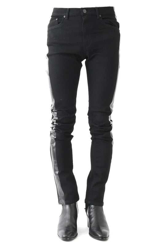 EX FIT DENIM SKINNY SIDE STRIPE RUBBER