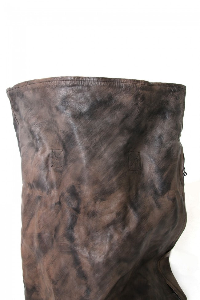 LEATHER 2WAY TOTE BAG CALLIGRAPHY