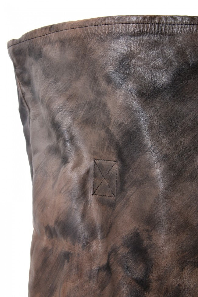 LEATHER 2WAY TOTE BAG CALLIGRAPHY