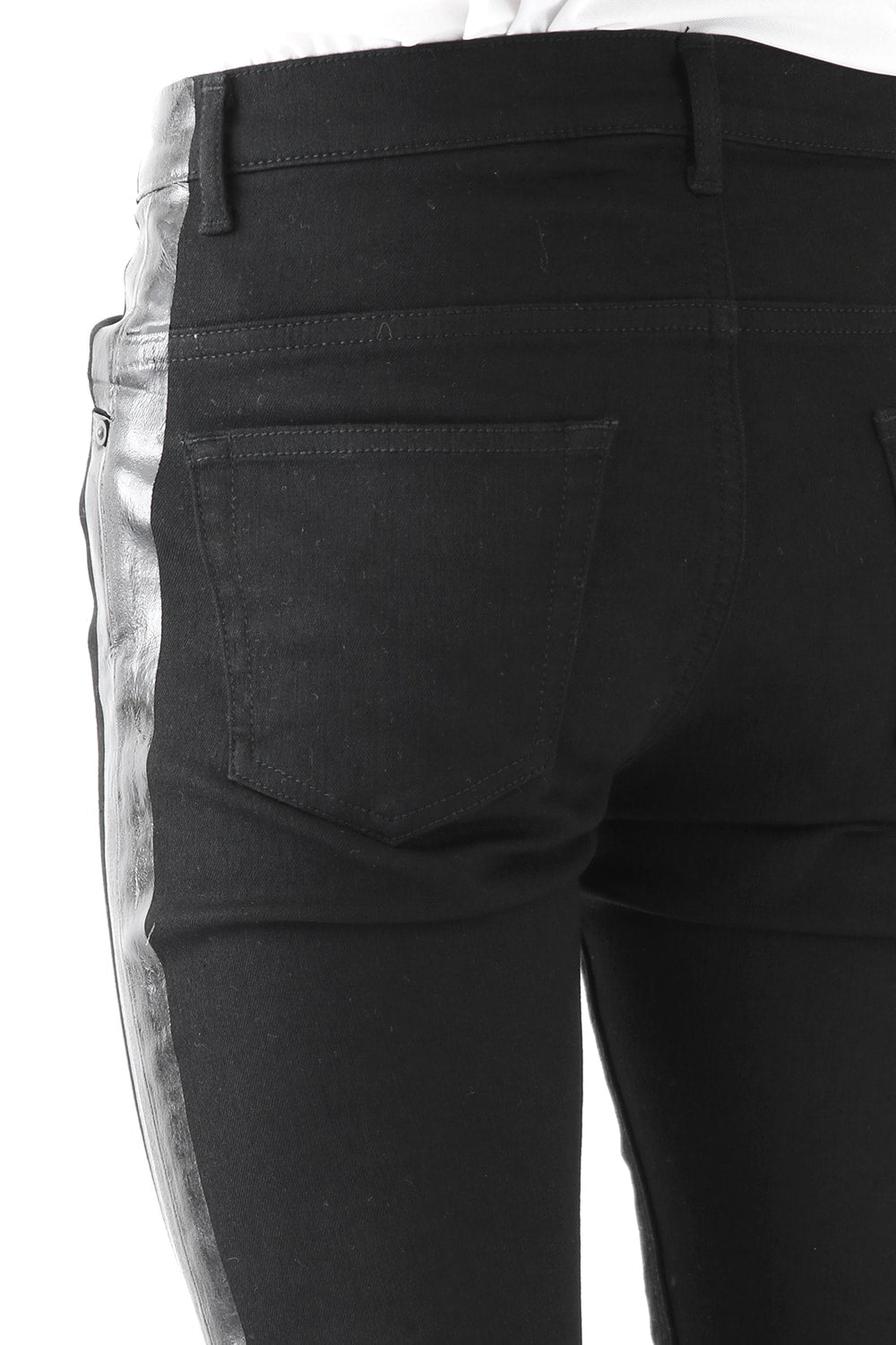 EX FIT DENIM SKINNY SIDE STRIPE RUBBER