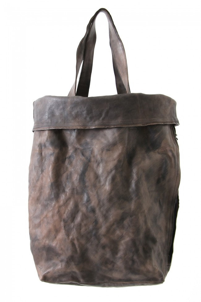 LEATHER 2WAY TOTE BAG CALLIGRAPHY