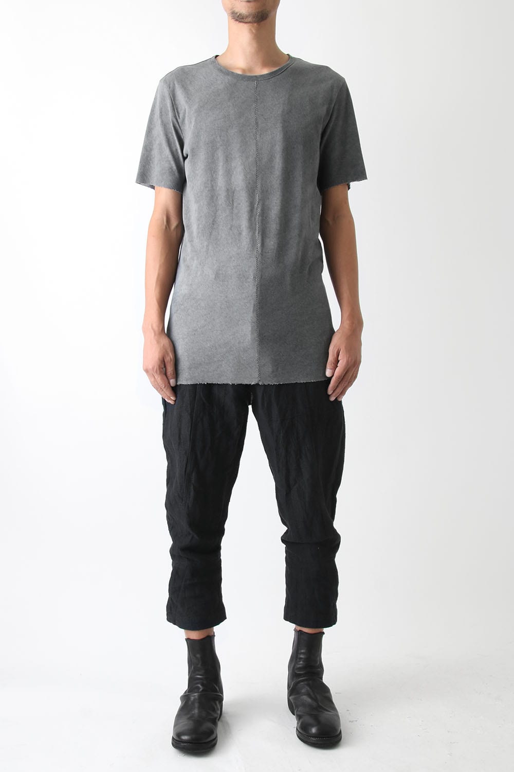 Jacquard Tapered Cropped Pants