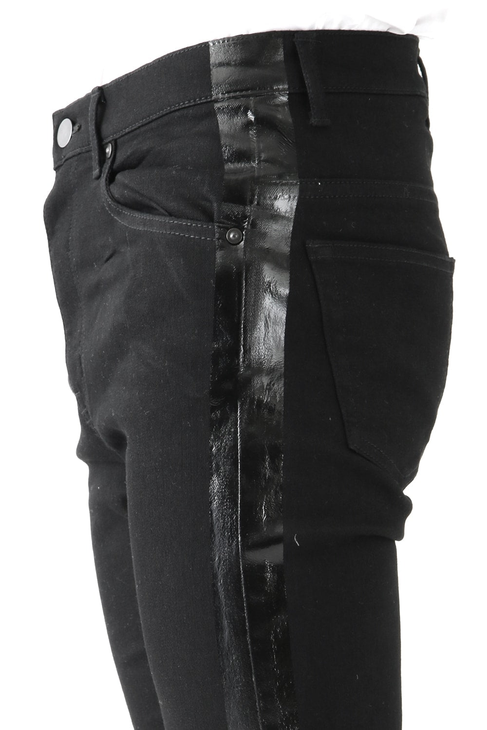 EX FIT DENIM SKINNY SIDE STRIPE RUBBER