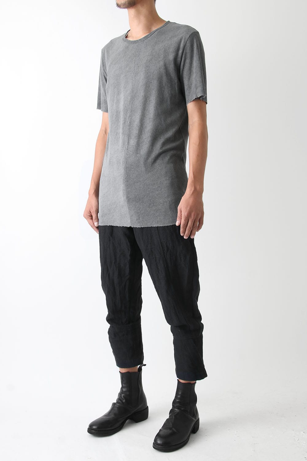 Jacquard Tapered Cropped Pants