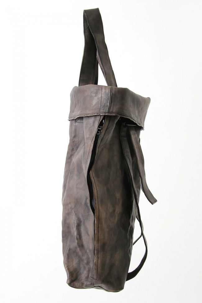 LEATHER 2WAY TOTE BAG CALLIGRAPHY