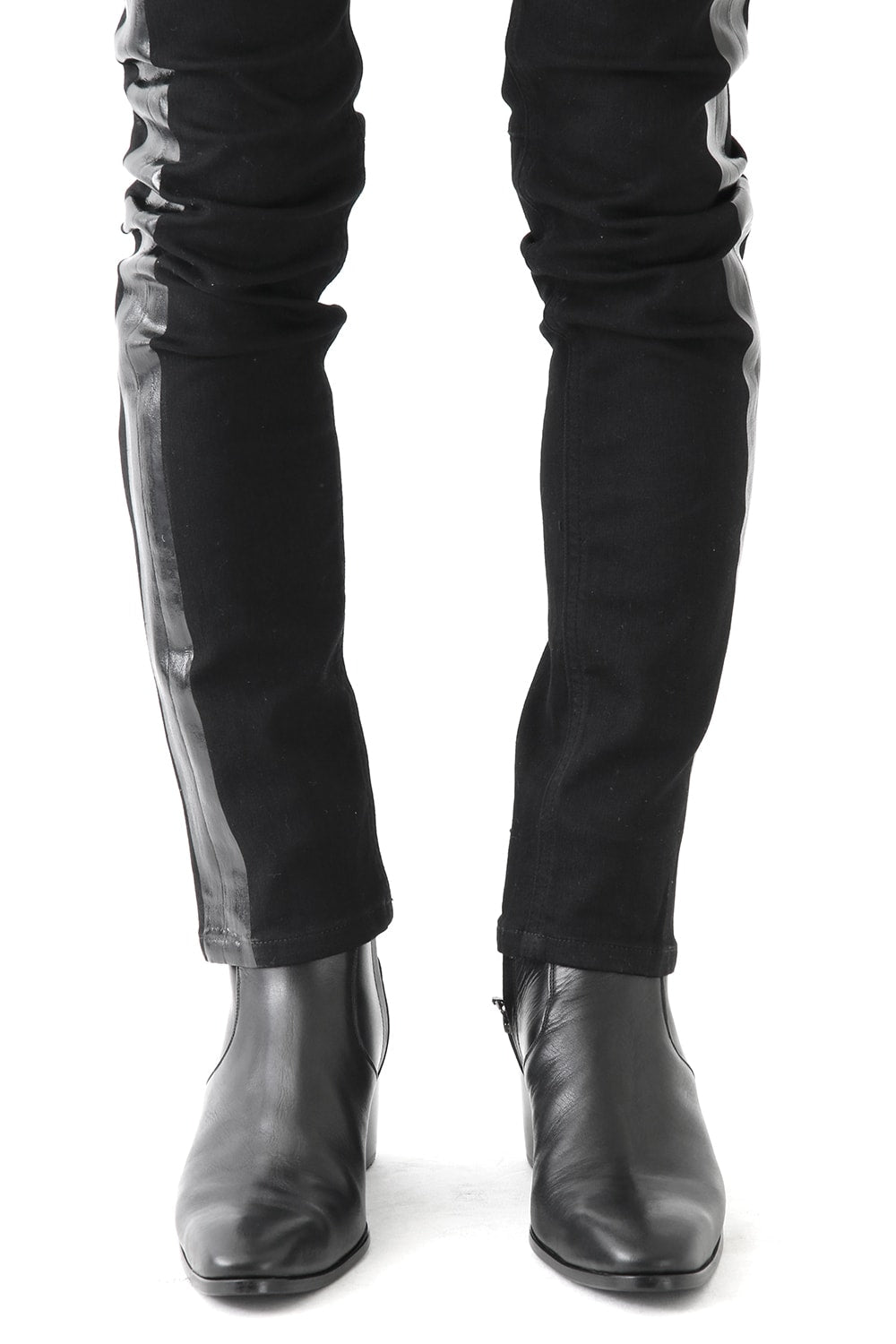 EX FIT DENIM SKINNY SIDE STRIPE RUBBER