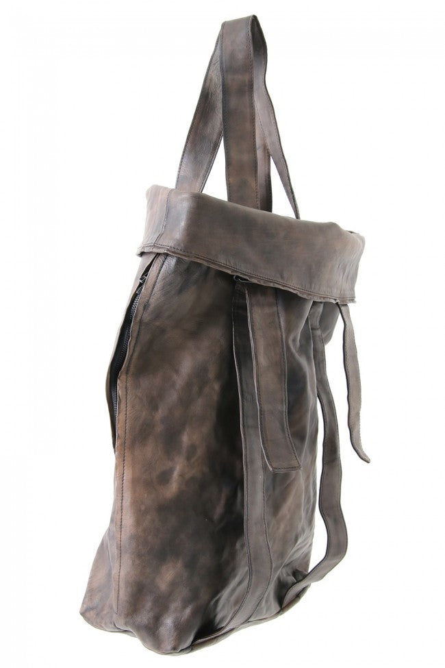 LEATHER 2WAY TOTE BAG CALLIGRAPHY