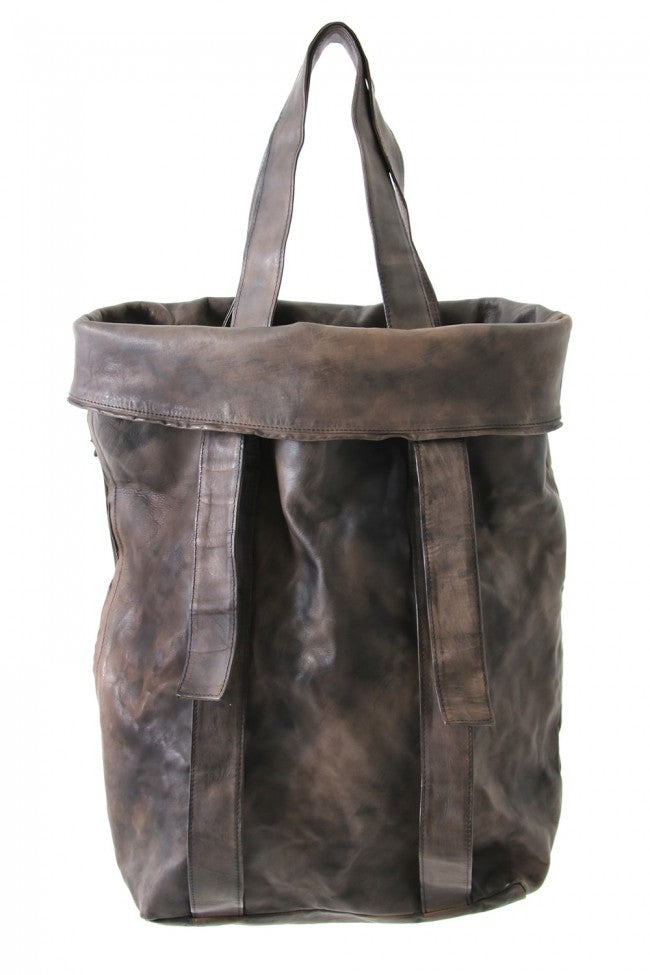 LEATHER 2WAY TOTE BAG CALLIGRAPHY