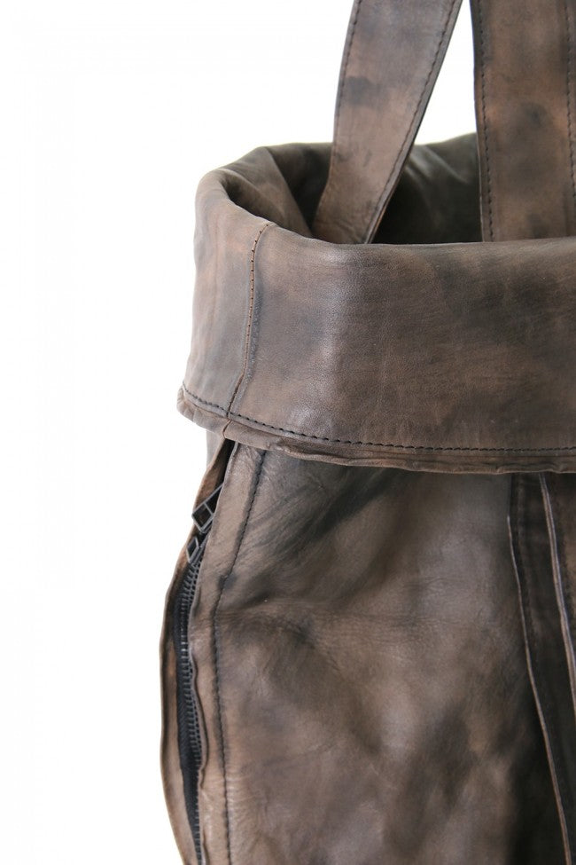 LEATHER 2WAY TOTE BAG CALLIGRAPHY