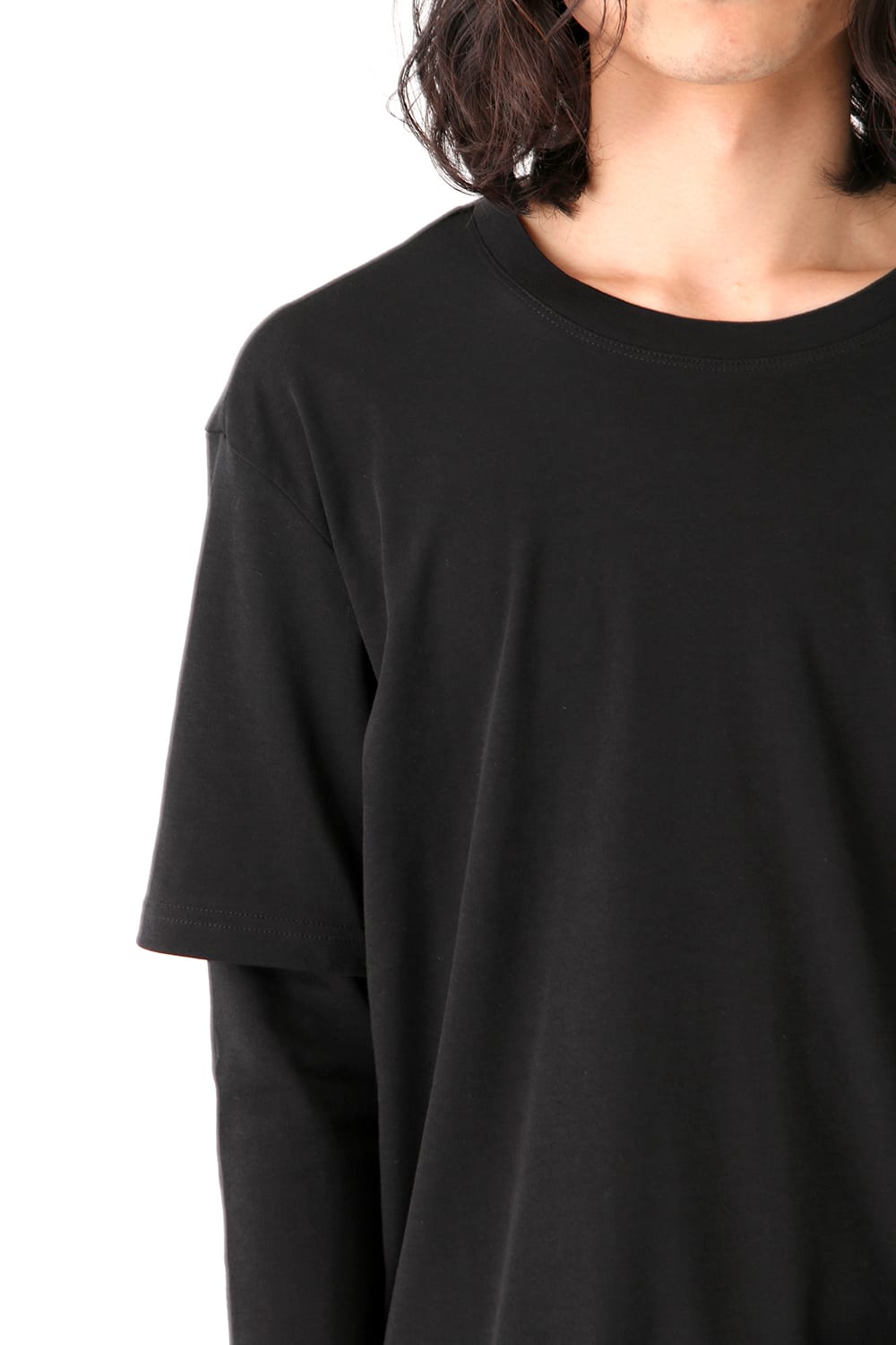 Smooth Layered Three Quarter Sleeve Tee