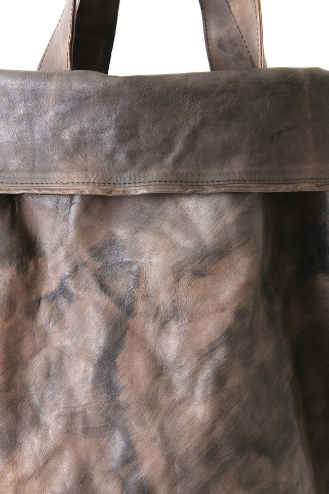 LEATHER 2WAY TOTE BAG CALLIGRAPHY