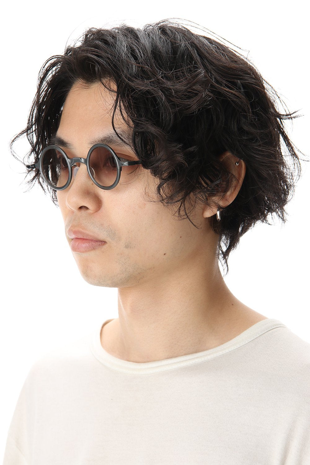 ZIGGY CHEN x RIGARDS Sterling Silver Frame Round sunglasses