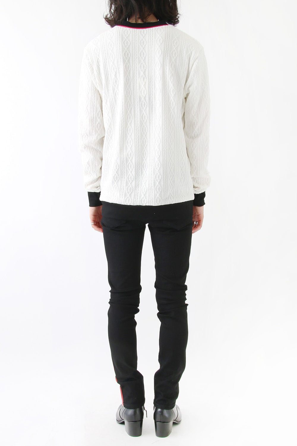 EX FIT DENIM SKINNY SIDE STRIPE RUBBER