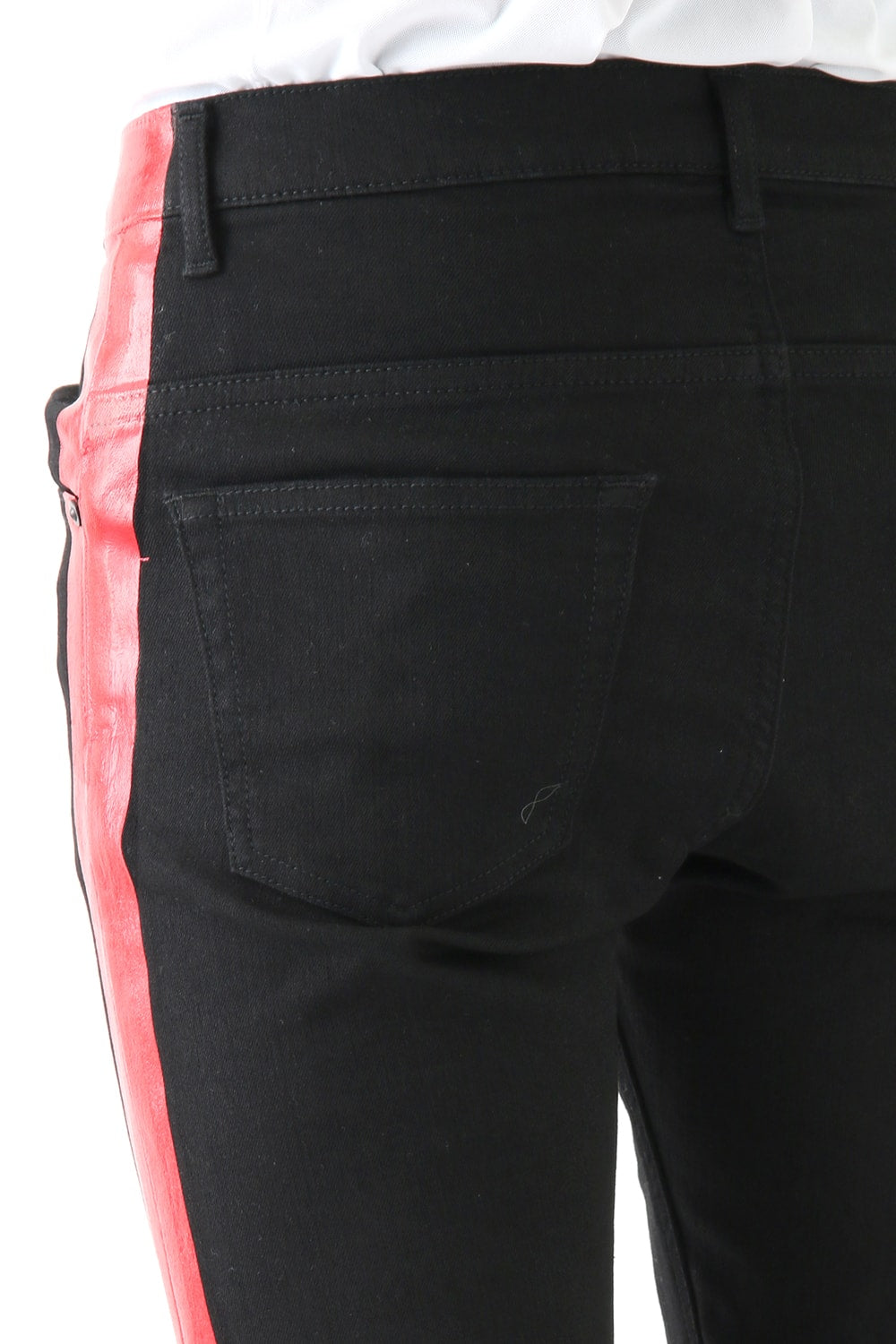 EX FIT DENIM SKINNY SIDE STRIPE RUBBER