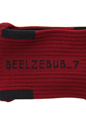 BEELZEBUB SOCKS Bordeaux