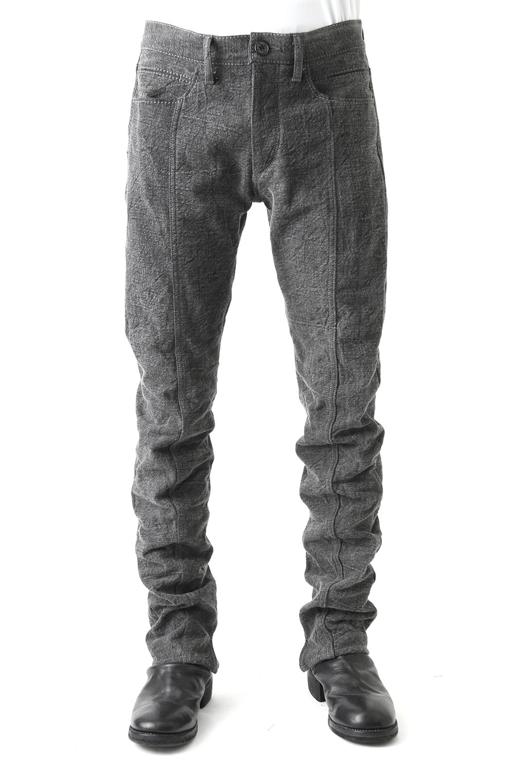 Sumi Dyed 12oz Curved Denim Pants