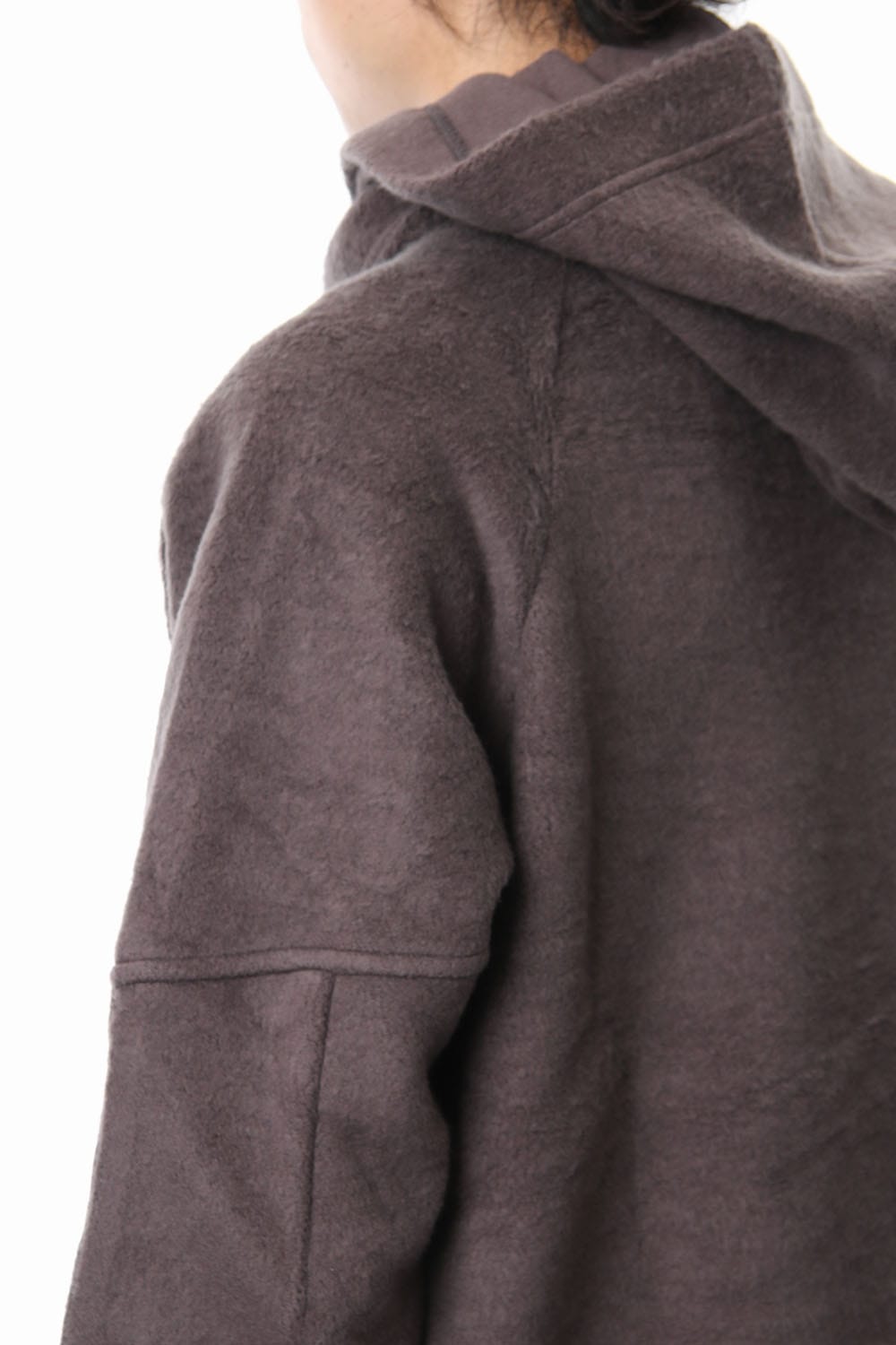 Brushed Fleece Parker Gray