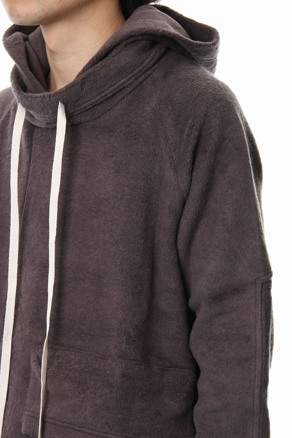 Brushed Fleece Parker Gray