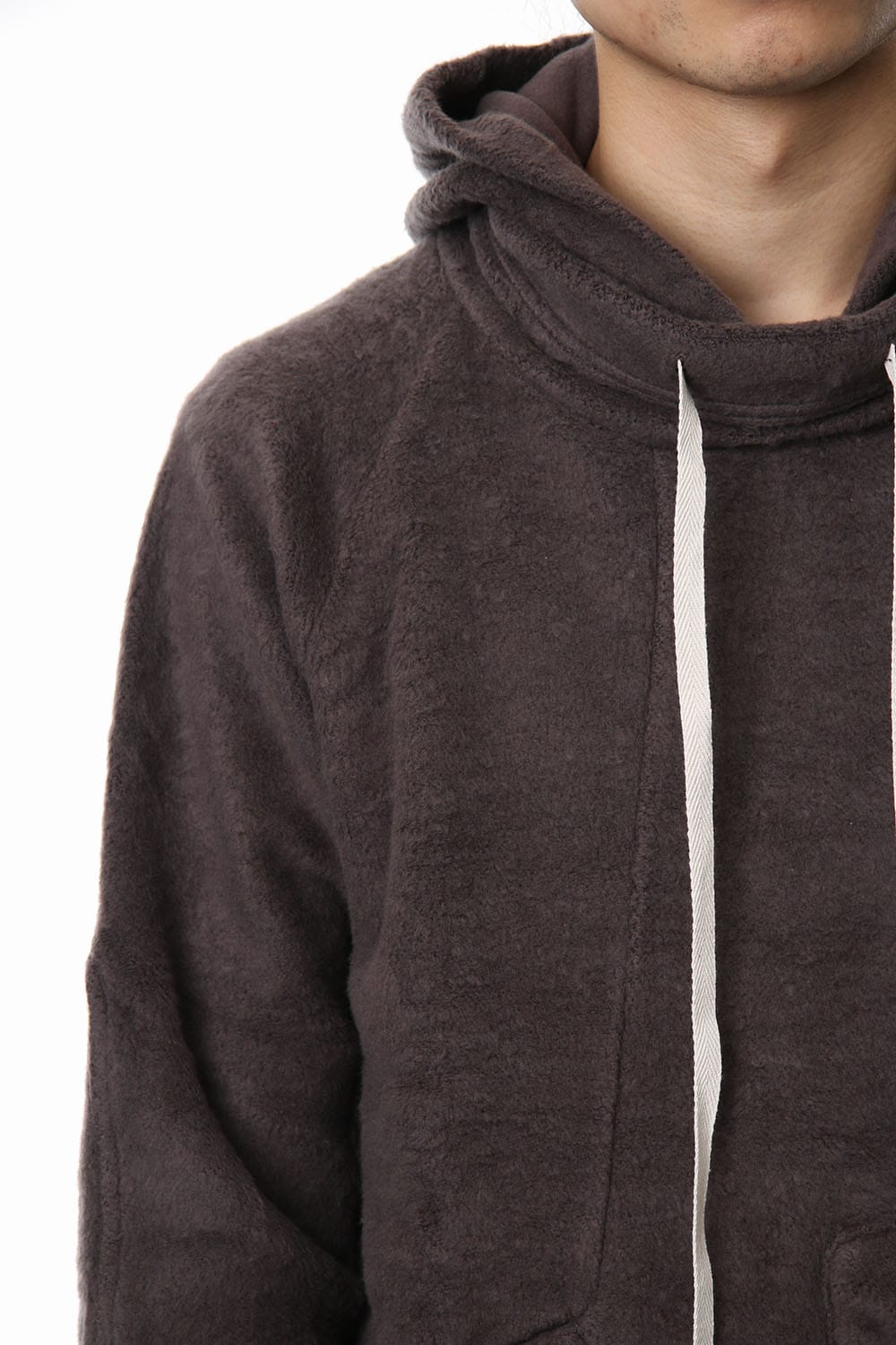 Brushed Fleece Parker Gray