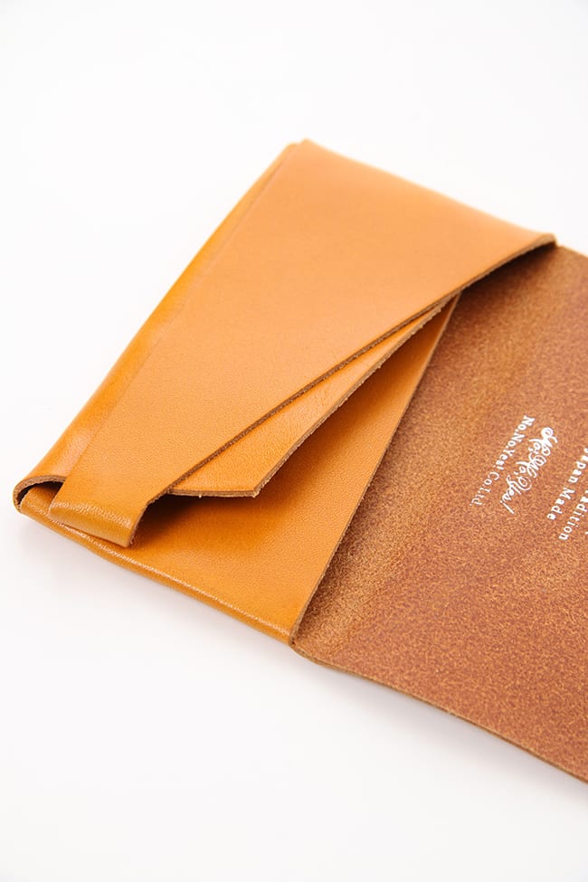 Shosa - No,No,Yes! BASIC Card Case - Camel