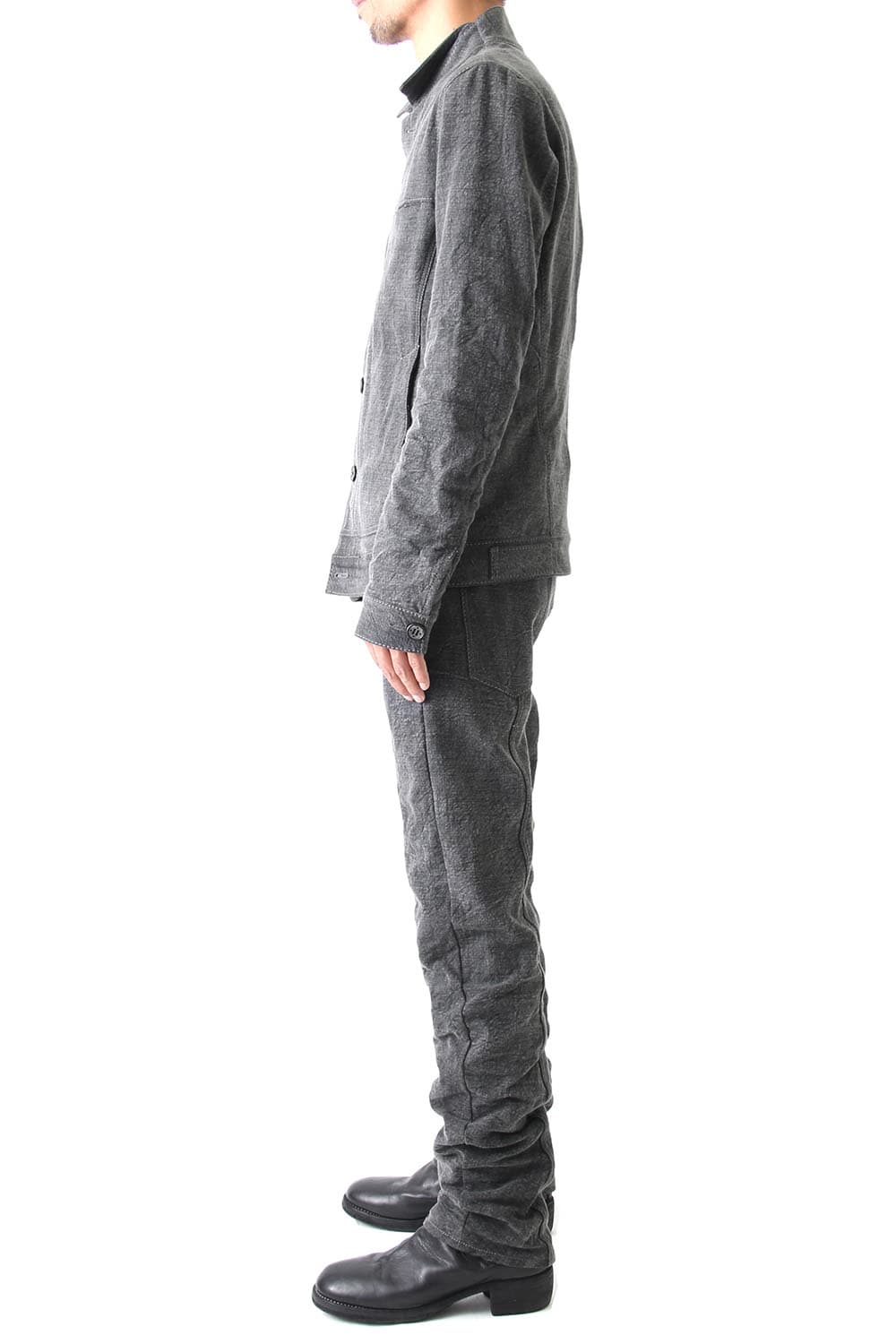 Sumi Dyed 12oz Curved Denim Pants