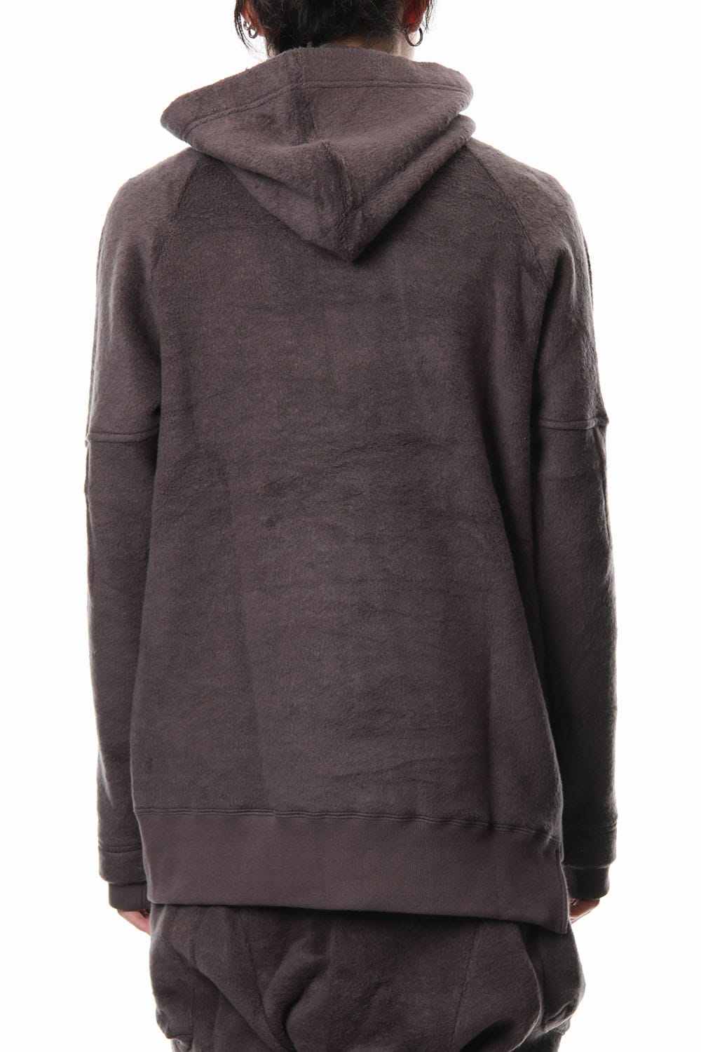 Brushed Fleece Parker Gray