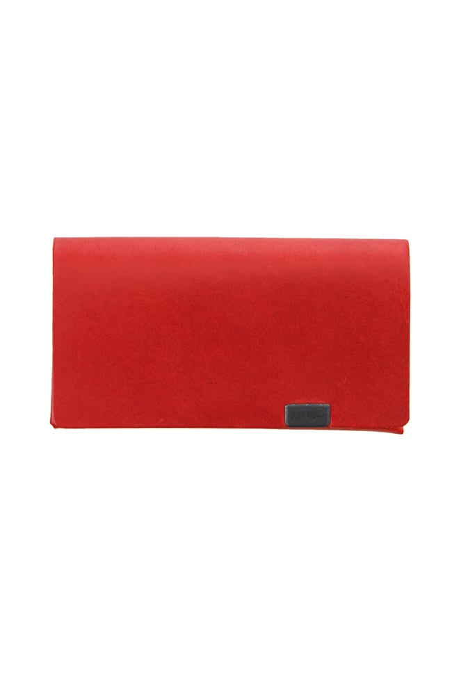 Shosa - No,No,Yes! BASIC Card Case - Red x Silver