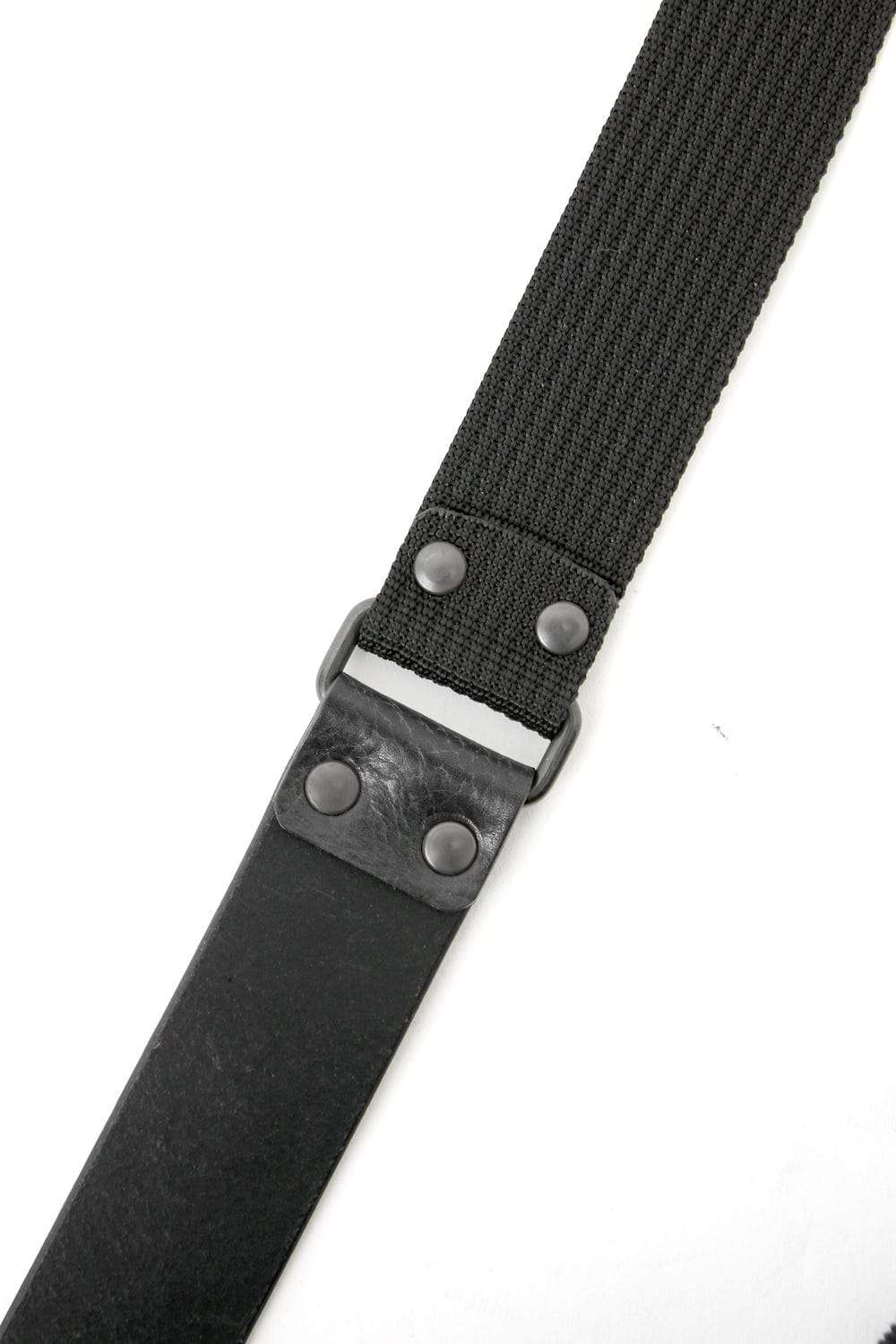 Leather x PP Tape Combination Belt