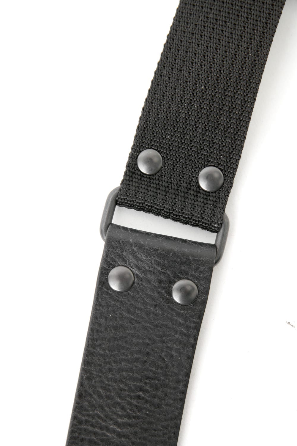 Leather x PP Tape Combination Belt
