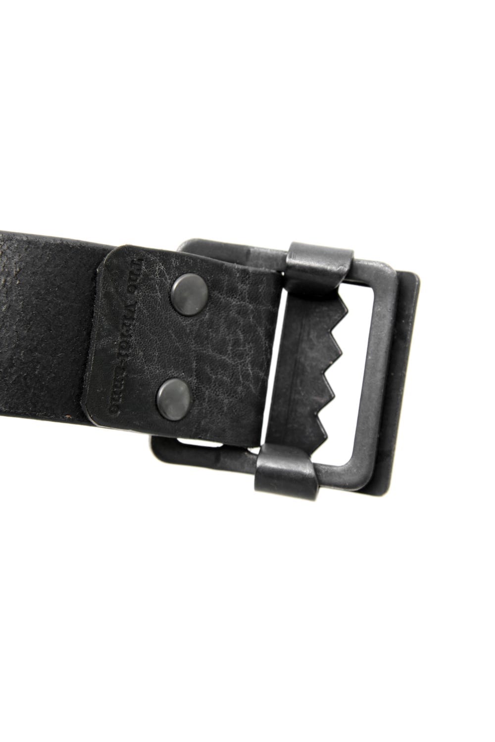 Leather x PP Tape Combination Belt