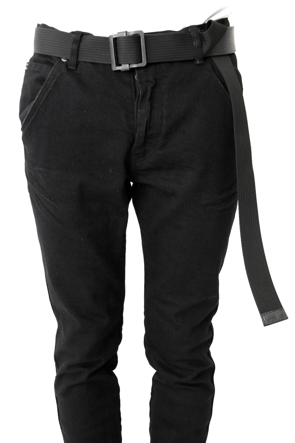 Leather x PP Tape Combination Belt