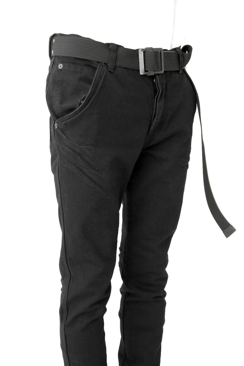 Leather x PP Tape Combination Belt