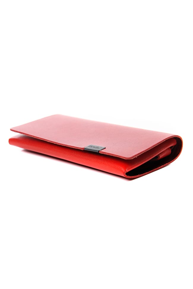 Shosa - No,No,Yes! BASIC Card Case - Red x Silver