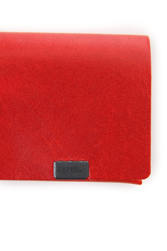 Shosa - No,No,Yes! BASIC Card Case - Red x Silver