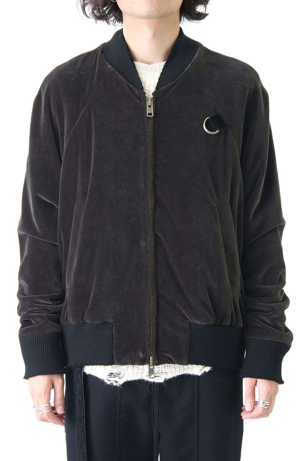 Mute Print Strap Bomber - No Print